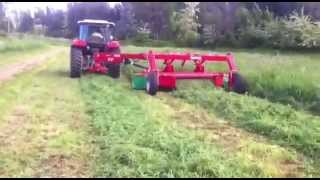 Enorossi Pull type disc mower with conditioner [upl. by Calandra763]