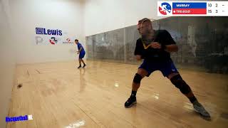 Racquetball Highlights Murrays Roadmap Vs Trujillo Q4 Lweis Drug Proam 2024 [upl. by Oman]