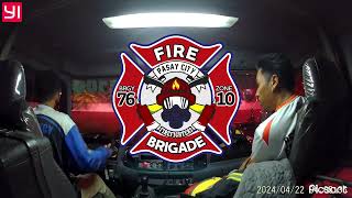 76 Bravo Tanker  Responding to a 1070 Post Fire at Macapagal Blvd Brgy 76 Pasay City [upl. by Colfin]