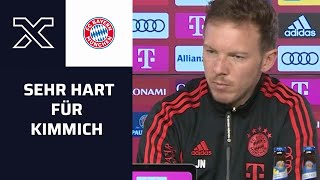 Nagelsmann mit emotionalen Worten über das enge Verhältnis von Kimmich und Lobinger  FC Bayern [upl. by Robinet]