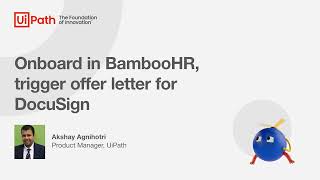 Onboard in BambooHR trigger offer letter for DocuSign [upl. by Aushoj928]