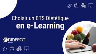 Choisir un BTS Diététique en ELearning [upl. by Nnateragram]