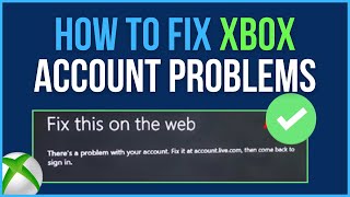 ✅ How To Fix Xbox One Account Issue  Accountlivecom [upl. by Draned]