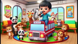 Animal Bus Ride  Baby Shark Kids Alots Of Songs  Cartoon Nursery Music Rhymes [upl. by Valaria]