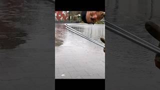 S034  Unclogging a storm drain after rain in Germany shorts [upl. by Queston]