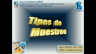 Tipos de Muestreo [upl. by Miltie676]