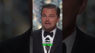 Oscar winning speech by Leonardo DiCaprio Motivational Speeches shorts viralvideo viral [upl. by Anidualc]