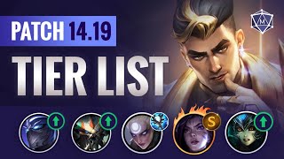 NEW Updated TIER LIST for Patch 1419 Split 3  League of Legends [upl. by Arramahs709]