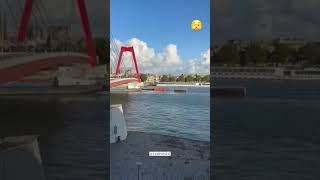 What went wrong here the tide boat fail laugh funny viralposts ocean shipping vessel wtf [upl. by Eisiam]