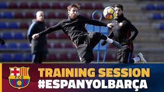 Last training session before the league game against Espanyol [upl. by Reidid]