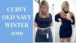 CURVY OLD NAVY INSIDE THE DRESSING ROOM  WINTER 2019 [upl. by Weatherley]