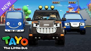 The Bad Car is Arrested🚨  Tayo Rescue Team Song  Police Cars  Tayo the Little Bus [upl. by Aivul]