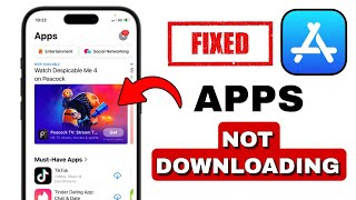 iPhone Apps Not Downloading SOLVED  Quick And Easy Tutorial [upl. by Aneehsat]