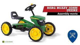 BERG Buzzy John Deere pedal gokart  assembly [upl. by Noslrac]