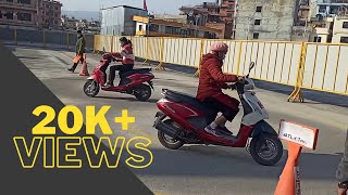 How to pass Scooter Trial TRICK 🇳🇵🇳🇵 Chabahil trial center in dakshin dhoka [upl. by Cilo183]