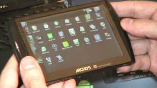 Unboxing Archos 5 Internet Tablet with Android [upl. by Ahsoym]