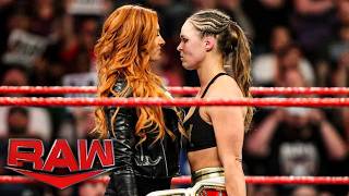 Becky Lynch vs Ronda Rousey  WWE Raw Highlights 2024 [upl. by Iram]