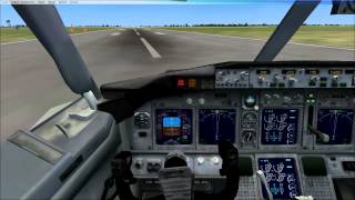 Lot z Warszawy do Katowic FSX [upl. by Ahsieit]