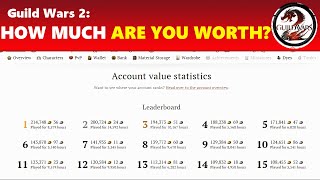 Guild Wars 2 How Much Gold Is Your Account Worth Find Out [upl. by Ahsemac]