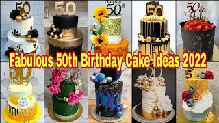 Fabulous 50th Birthday Special Cake Design Ideas 202250th Birthday CakeBirthday Cake Design 2022 [upl. by Hgieleak876]