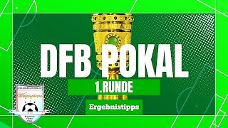 DFBPokal 2425 1 Runde  Ergebnistipps und Überraschungen – Das darfst du nicht verpassen [upl. by Arlin]