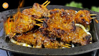 Sizzling Bihari Boti Kabab RecipeNew Kabab Recipe By Samina Food Story [upl. by Aranat937]