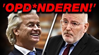 Geert Wilders VERNEDERT Frans Timmermans Fel Debat [upl. by Lowenstern]