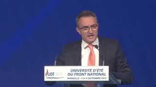 UDT Marseille  Discours de Stéphane Ravier [upl. by Ahsart]