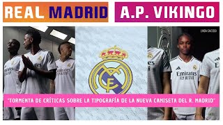 😂 TORMETA DE CRÍTICAS SOBRE LA TIPOGRAFÍA DE LA NUEVA CAMISETA DEL RMADRID armyplayers [upl. by Farl]