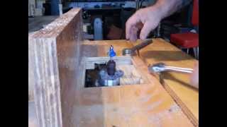 Woodworking  quotwood gearsquot tilting quotrouter liftquot [upl. by Nnaesor]