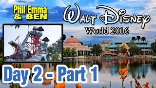 Walt Disney World 2016  Day 2  1 of 2  Blizzard Beach [upl. by Nahshon100]