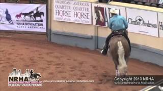 Show Me The Buckles ridden by Andrea Fappani  2013 NRHA Derby Open Finals [upl. by Aridaj]