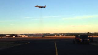 Harrier jet  hovering at airshow [upl. by Patterman]