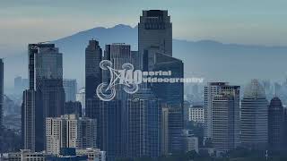 Around Semanggi Jakarta Stock Footage [upl. by Nauqahs401]