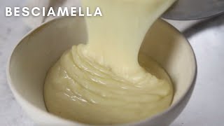 BESCIAMELLA VEGETALE  Ricetta facile senza latte senza burro  Cucina Botanica [upl. by Nirihs]