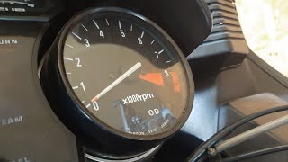 Fixing a fluctuating tachometer on my honda gl1100 [upl. by Nnylyma]