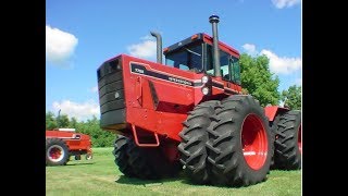 IHC 7788 Tractor 1 of 2 Only Made with 2517 Original Hours Sold Yesterday on Manitoba Farm Auction [upl. by Gefen]