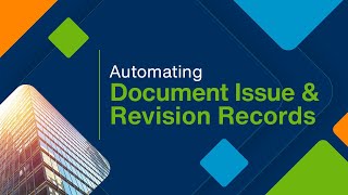 Automating Document Issue and Revision Records using Ideate Software [upl. by Hachmann]