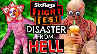 Six Flags FRIGHT FEST Is Fyre Fest Of Haunt Events [upl. by Samp840]