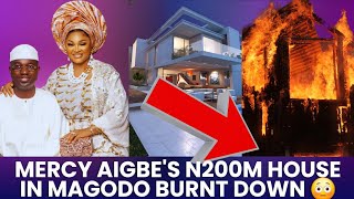 BREAKING NEWS MERCY AIGBES N200M HOME BURNT DOWN [upl. by Wyck]