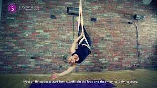 Joga w powietrzu  Aerial Yoga with Agnieszka Łukowicz [upl. by Ainoda]