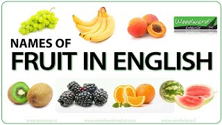 Fruit in English  Learn English Vocabulary about Fruit with Pictures [upl. by Ahsienad388]