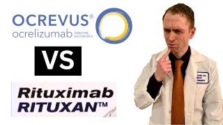 Ocrevus vs Rituximab Neurologist Explains Observational Data [upl. by Drobman]