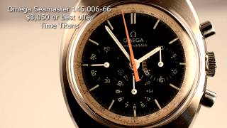 Omega Seamaster Chronograph 145006 321 Orange Hand 1966 38MM Rare [upl. by Satterfield382]