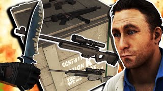 Left 4 Dead 2s Strange Counter Strike Weapons [upl. by Enaffit]