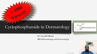 Cyclophosphamide in Dermatology  Drug Mechanism of Action Use Sideeffects [upl. by Denie]