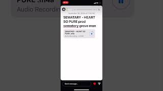 SEMATARY  HEART SO PURE m4a UNRELEASED 2k24 [upl. by Gower]
