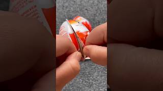 Unwrapping Kinder Joy another surprise egg Please like subscribe shorts magnet [upl. by Nonez]