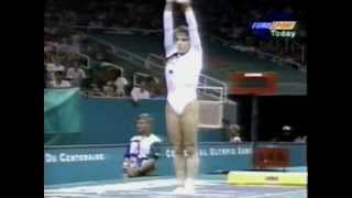 Kerri Strug 1996 Olympics Team Compulsories VT [upl. by Nira445]