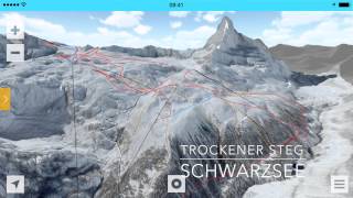 FATMAP  Zermatt 3D Ski Map [upl. by Ahcirt]